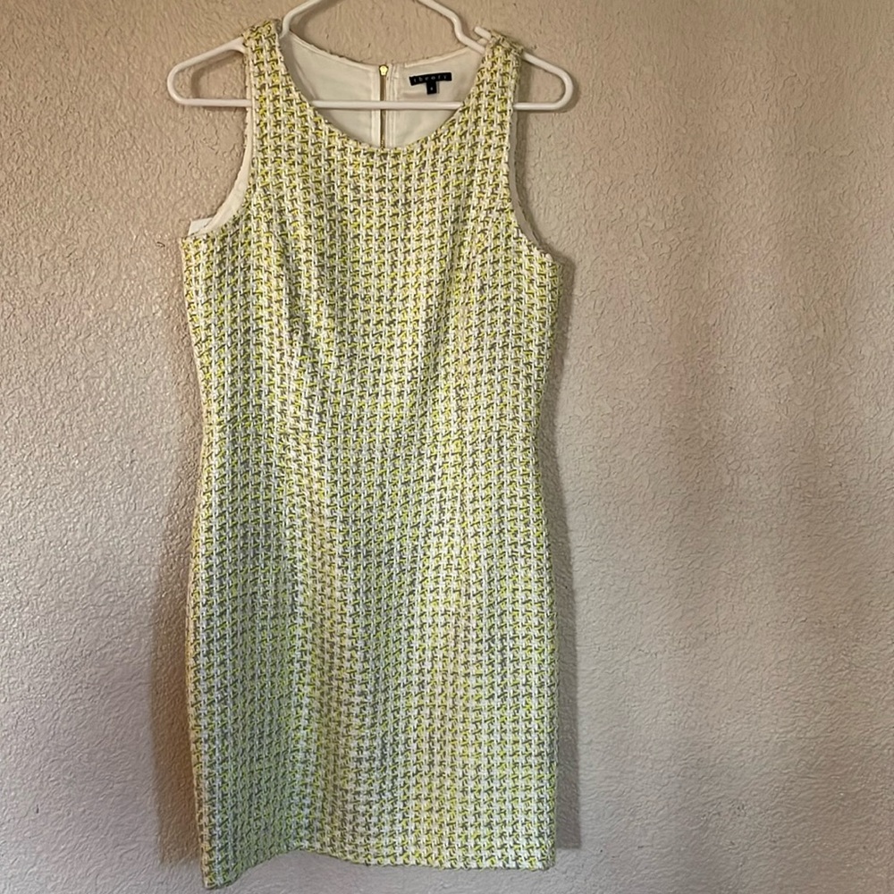 Theory tweed wool sheath dress